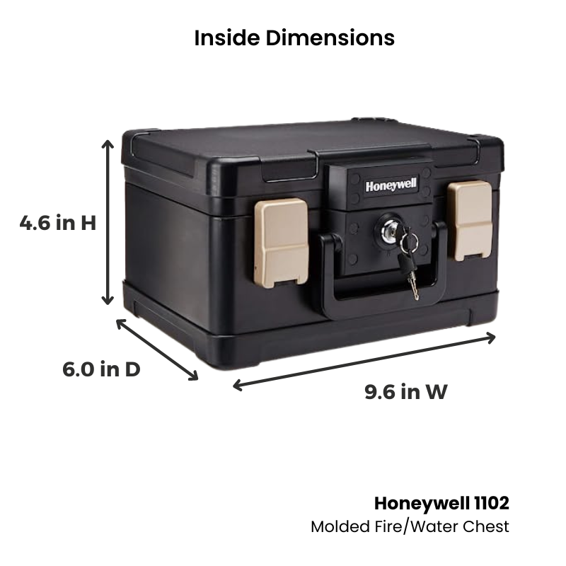 Honeywell 1102 Fire/Water Chest