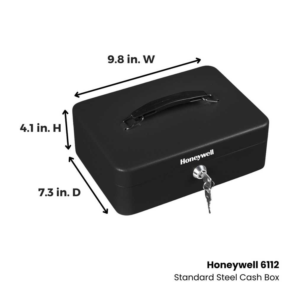 Honeywell 6112 Standard Steel Cash Box